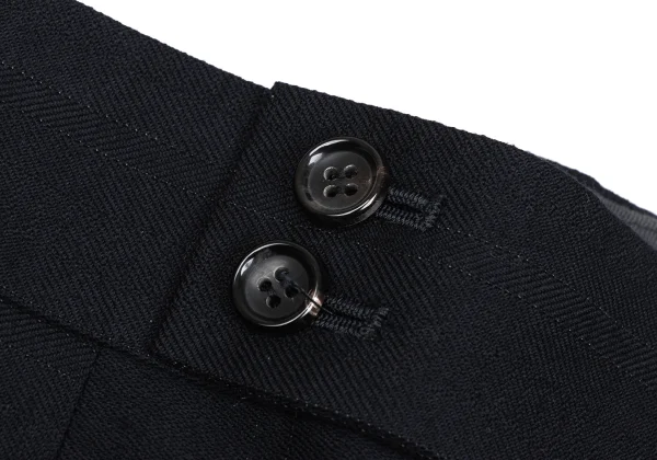 COMME des GARCONS Wool Pinstripe Panel Switching Pants K-167659_003