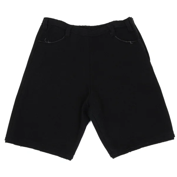 Y's Wool Blend Knit Shorts Black 3 K-167663_001