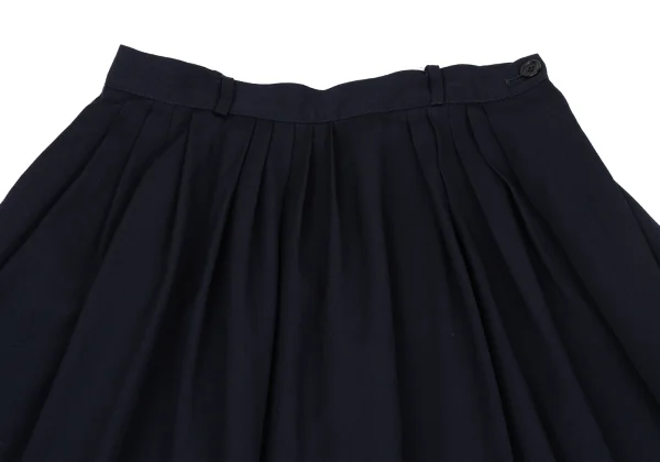 Y's Wool Gabardine Waist tuck Skirt K-167664_003