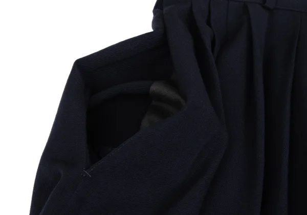 Y's Wool Gabardine Waist tuck Skirt K-167664_006