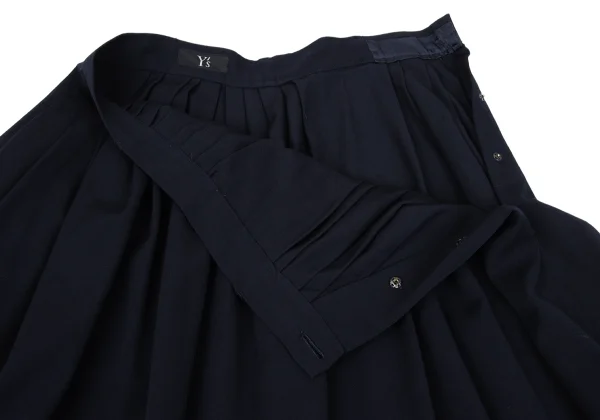 Y's Wool Gabardine Waist tuck Skirt K-167664_008