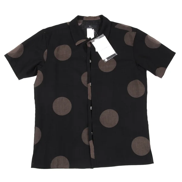 Y's Rayon Poly Dot Short Sleeve Shirt K-167666_002