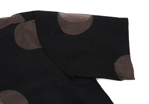 Y's Rayon Poly Dot Short Sleeve Shirt K-167666_006