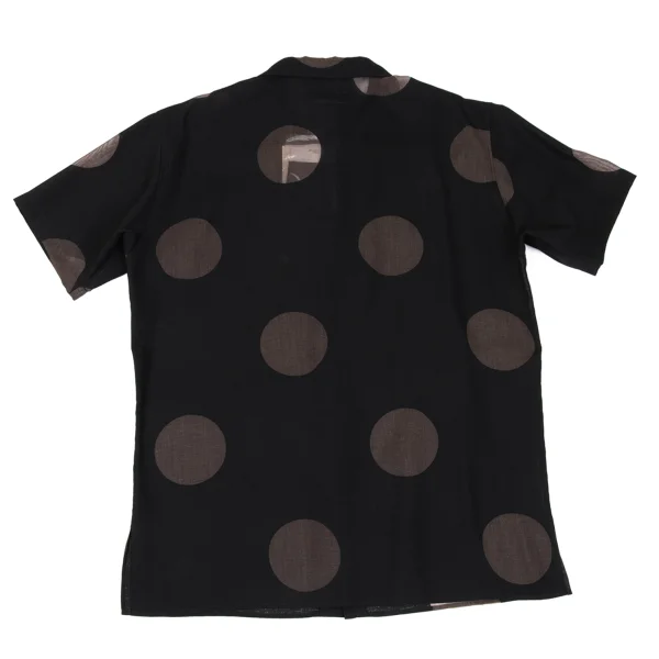 Y's Rayon Poly Dot Short Sleeve Shirt K-167666_009