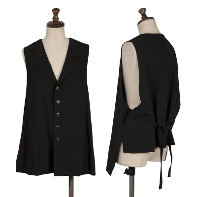 Y's Wool Gabardine String Vest