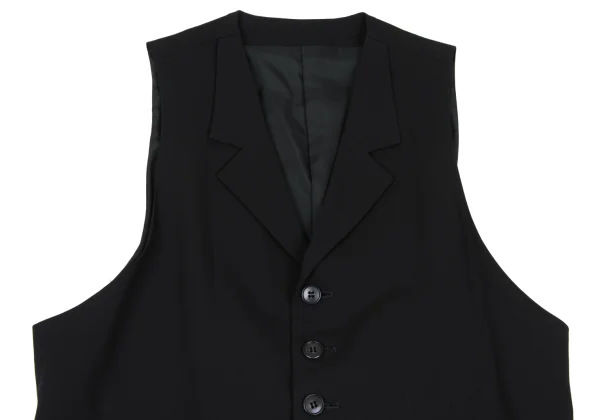 Y's Wool Gabardine String Vest K-167667_003