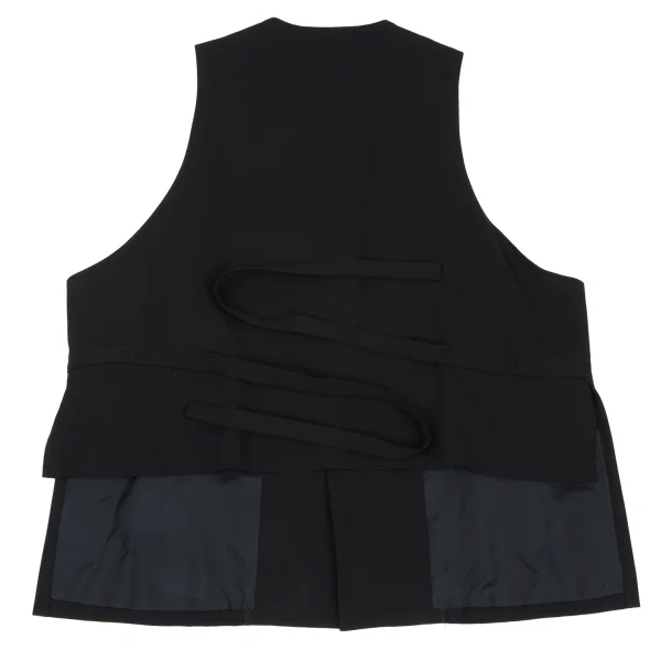 Y's Wool Gabardine String Vest K-167667_015