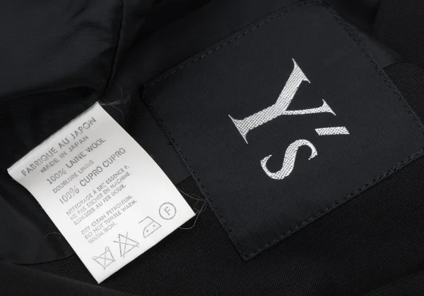 Y's Wool Gabardine String Vest K-167667_017