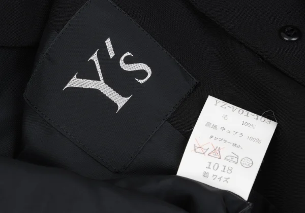 Y's Wool Gabardine String Vest K-167667_018