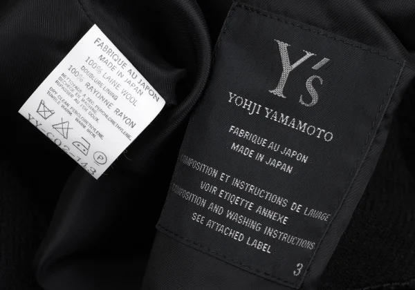 Y's Wool Bal Collar Coat K-167669_014