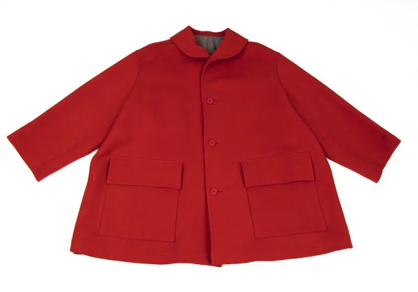 Y's Wool Shawl Collar Coat K-167670_002