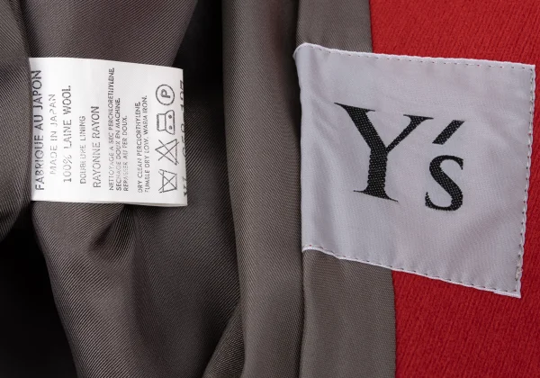 Y's Wool Shawl Collar Coat K-167670_013
