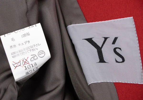 Y's Wool Shawl Collar Coat K-167670_014