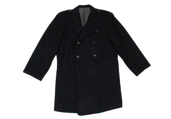 Y's Melton Wool Epaulette Double Breasted Jacket K-167674_002