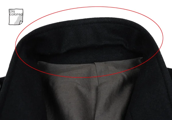 Y's Melton Wool Epaulette Double Breasted Jacket K-167674_005