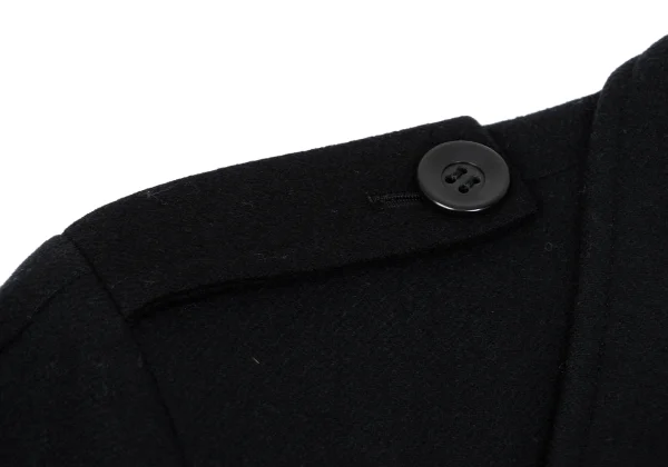 Y's Melton Wool Epaulette Double Breasted Jacket K-167674_006