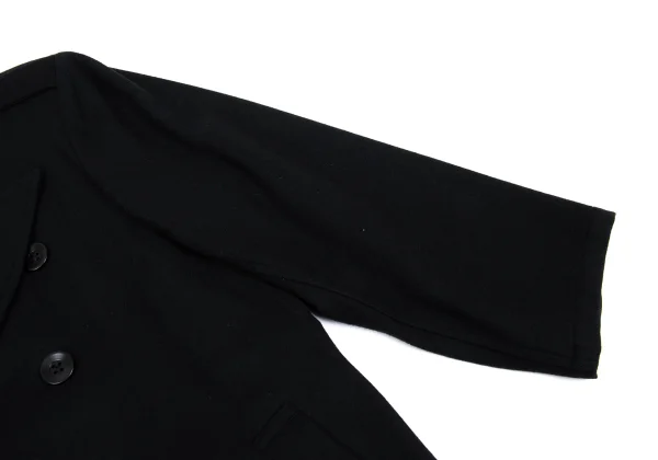 Y's Melton Wool Epaulette Double Breasted Jacket K-167674_008