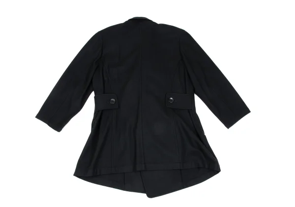 Y's Melton Wool Epaulette Double Breasted Jacket K-167674_017