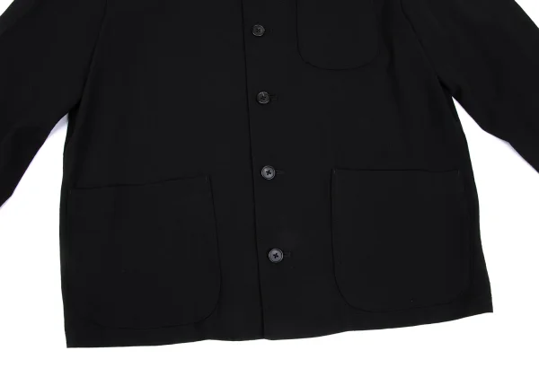 Y's for men Wool Gabardine Hooded Jacket K-167675_009