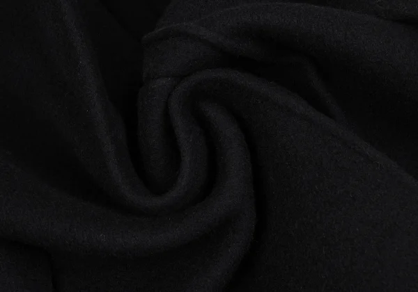 Yohji Yamamoto FEMME Cuttung Melton Wool Button Design P-Coat K-167676_018