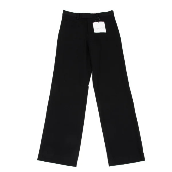Yohji Yamamoto FEMME Wool Front Pocket Pants Black XS K-167677_001