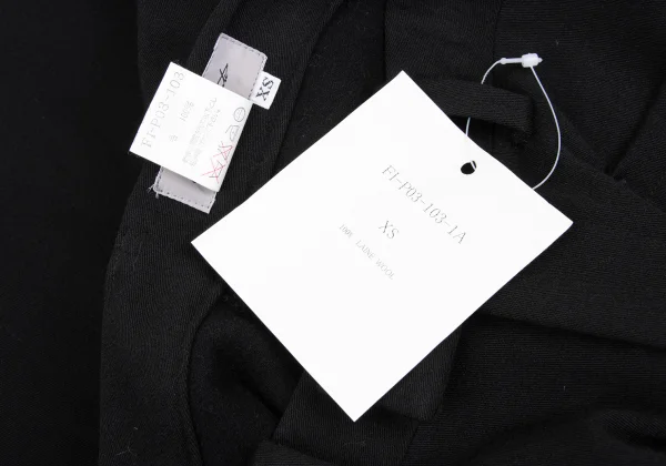 Yohji Yamamoto FEMME Wool Front Pocket Pants K-167677_011