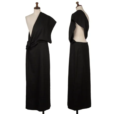 Yohji Yamamoto FEMME Cashmere Front Shawl Skirt