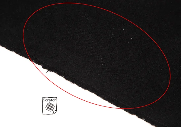 Yohji Yamamoto FEMME Cashmere Front Shawl Skirt K-167678_007