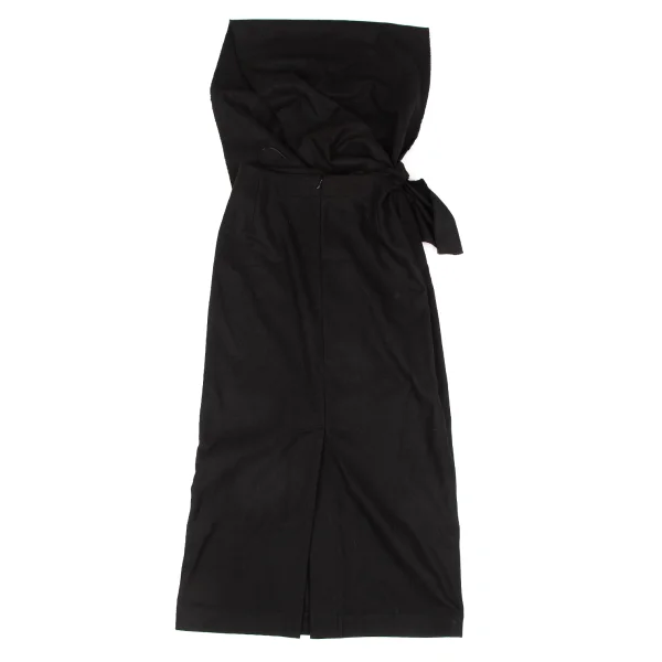 Yohji Yamamoto FEMME Cashmere Front Shawl Skirt K-167678_011
