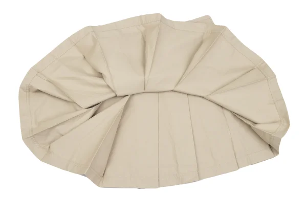 MIU MIU Cotton Poly Pleated Skirt K-167679_006