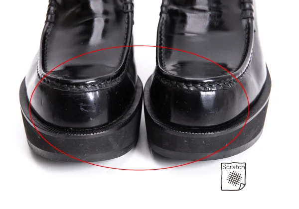 Y's Platform Leather Slip-on Shoes K-167686_003