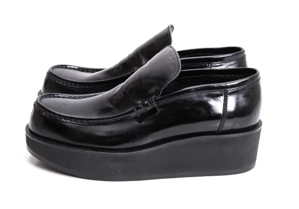 Y's Platform Leather Slip-on Shoes K-167686_004