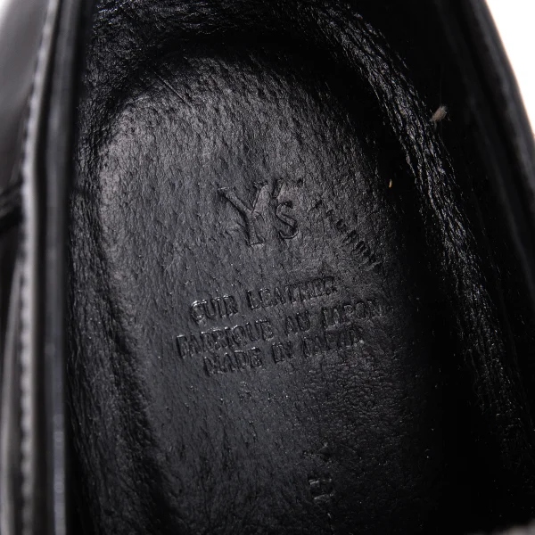 Y's Platform Leather Slip-on Shoes K-167686_014