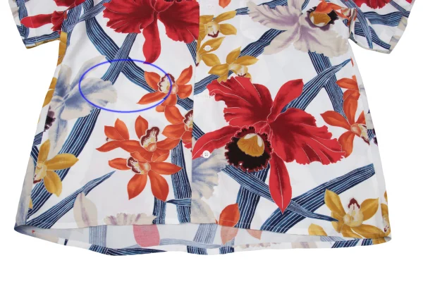 Yohji Yamamoto POUR HOMME Floral Printed Rayon Shirt K-167687_009