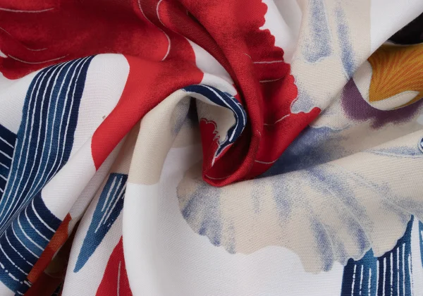 Yohji Yamamoto POUR HOMME Floral Printed Rayon Shirt K-167687_016