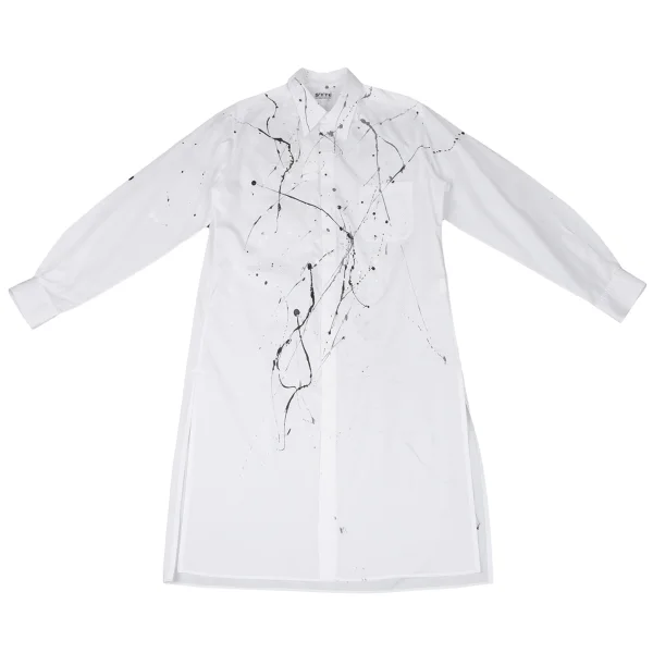 S'YTE Splash Printed Long Shirt White 3 K-167689_001
