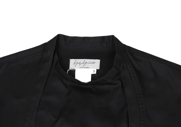 Yohji Yamamoto POUR HOMME Cotton Neck Design Shirt K-167690_005