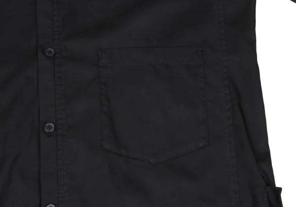 Yohji Yamamoto POUR HOMME Cotton Neck Design Shirt K-167690_010