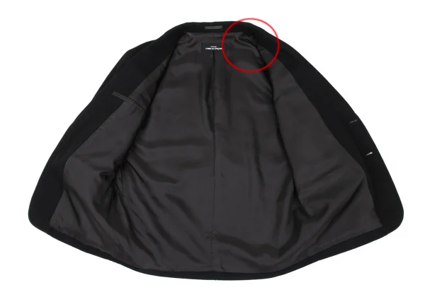 tricot COMME des GARCONS Light Melton 2B Jacket K-167691_014