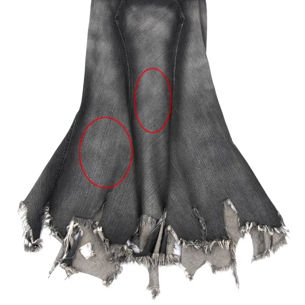 JUNYA WATANABE COMME des GARCONS Hem Cutting Denim Skirt K-167693_005