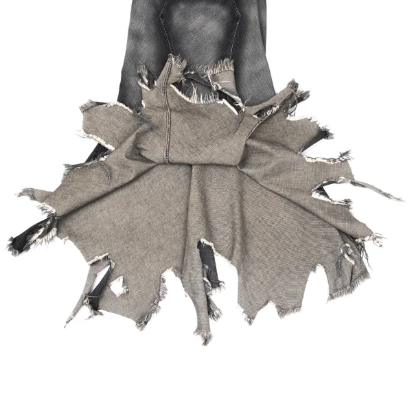 JUNYA WATANABE COMME des GARCONS Hem Cutting Denim Skirt K-167693_009