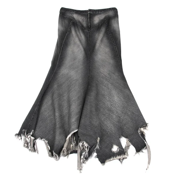 JUNYA WATANABE COMME des GARCONS Hem Cutting Denim Skirt K-167693_010