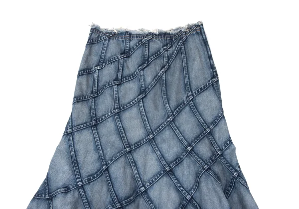 JUNYA WATANABE COMME des GARCONS Bias Switching Denim Skirt K-167694_003