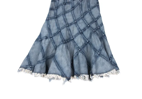 JUNYA WATANABE COMME des GARCONS Bias Switching Denim Skirt K-167694_006