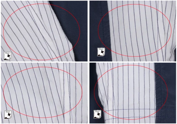 Yohji Yamamoto POUR HOMME Stripe Switching Silk Shirt K-167695_009