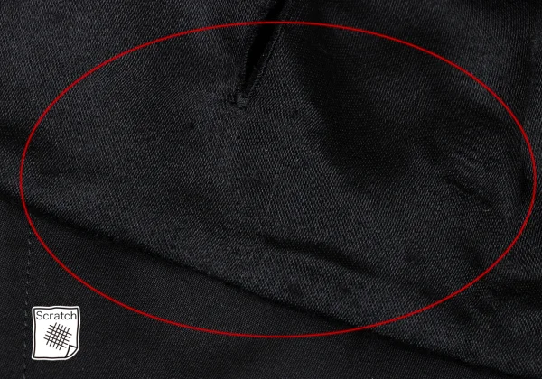 Yohji Yamamoto POUR HOMME Stone Button Stole Design Silk Shirt K-167696_007