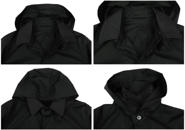 Yohji Yamamoto DURBAN A.A.R Cotton Detachable Hooded Coat K-167697_004