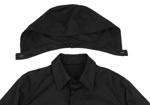 Yohji Yamamoto DURBAN A.A.R Cotton Detachable Hooded Coat K-167697_006