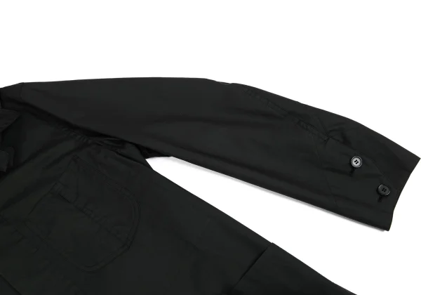 Yohji Yamamoto DURBAN A.A.R Cotton Detachable Hooded Coat K-167697_010