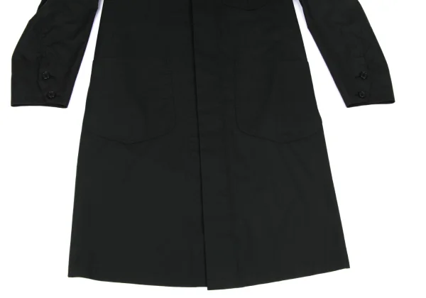 Yohji Yamamoto DURBAN A.A.R Cotton Detachable Hooded Coat K-167697_012